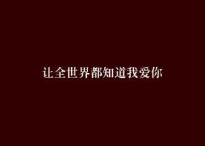 全世界都知道我爱你,爱意绵延——揭秘“全世界都知道我爱你”的感人故事 第2张 全世界都知道我爱你,爱意绵延——揭秘“全世界都知道我爱你”的感人故事 第2张